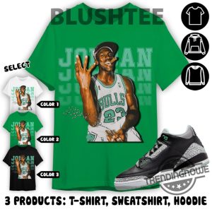 Jordan 3 Green Glow Shirt 23 Legend Shirt To Match Sneaker Color Green Sweatshirt Hoodie Green Glow Shirt trendingnowe 2