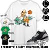 Jordan 3 Green Glow Shirt Flower Lola It Shirt To Match Sneaker Color Green Sweatshirt Hoodie Green Glow Shirt trendingnowe 2