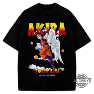 dragon ball tshirt sweatshirt hoodie mens womens rip akira toriyama angel shirts april 5th 1955 forever thank you for the memories tee tribute dbz creator laughinks 7