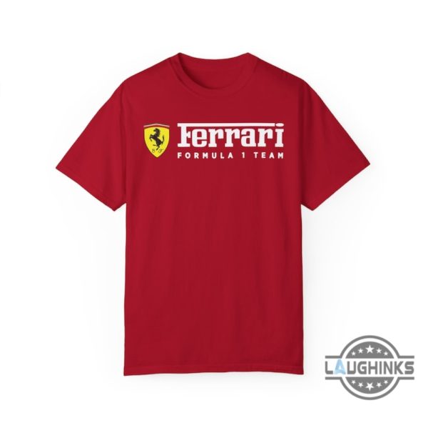 ferrari tshirt sweatshirt hoodie mens womens kids formula one racing team shirts f1 ferrari tee gift for car guys drivers carlos sainz scuderia ferrari shirt laughinks 1