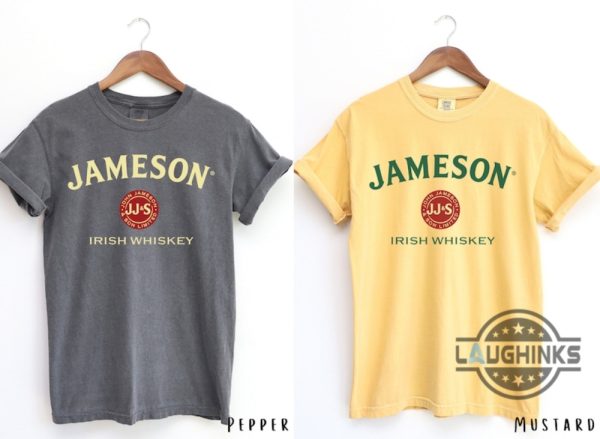 jameson tshirt sweatshirt hoodie mens womens jameson irish whiskey crewneck shirts alcoholic drinking cotton tee funny jamesons cocktails fan gift laughinks 3