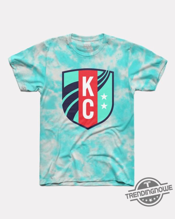 Kc Current Shirt Kc Current Crest Teal Tie Dye Shirt trendingnowe 1