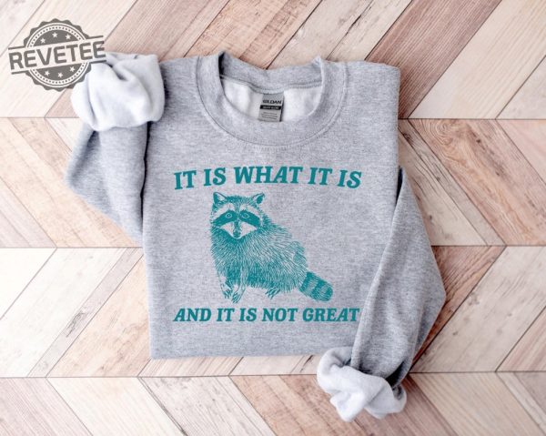 It Is What It Is And It Is Not Great Sweatshirt Mental Health Sweatshirt Funny Sweatshirt Women Unique revetee 1
