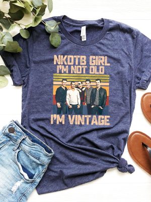 Nkotb Vintage Girl Shirt New Kids On The Block Tshirt Classic Rock Concert Tee Nkotb Concert Tshirt New Kids On The Block Shirt Unique revetee 2