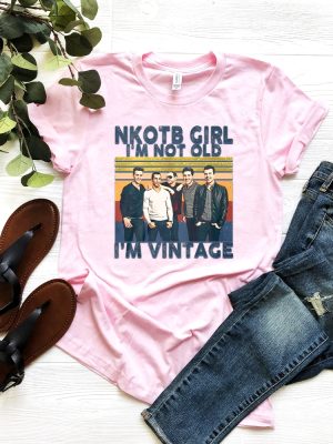 Nkotb Vintage Girl Shirt New Kids On The Block Tshirt Classic Rock Concert Tee Nkotb Concert Tshirt New Kids On The Block Shirt Unique revetee 4