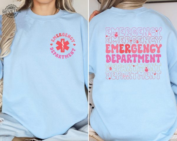 Emergency Department Shirt Back And Front Design Er Nurse Gift New Nurse Grad Gift Er Department Shirt Future Nurse Gift Er Nurse Unique revetee 1