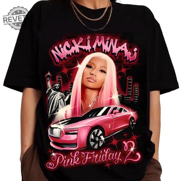 2024 Nicki Minaj Tour Tshirt Nicki Minaj Pink Friday 2 Concert Shirt Nicki Minaj Fan Gift Nicki Minaj Merch Rapper Nicki Minaj Shirt Unique revetee 1