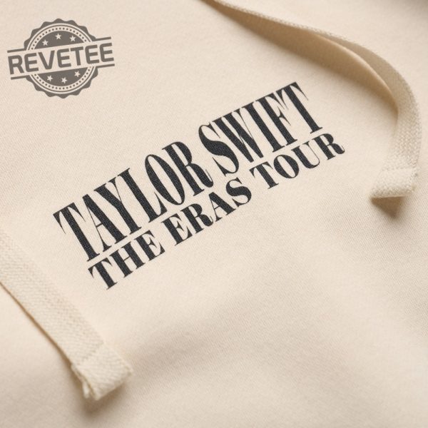 The Eras Tour Hoodie Taylors Version Merch For Swifties Merch Beige Hoodie Oversized Fit For Her Unique revetee 1