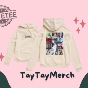 The Eras Tour Hoodie Taylors Version Merch For Swifties Merch Beige Hoodie Oversized Fit For Her Unique revetee 2