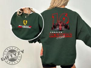 Charles Leclerc Formula One Shirt Ferrari Team F1 Two Sides Sweatshirt Charles Leclerc Tshirt Charles Leclerc F1 Hoodie Charles Leclerc Shirt giftyzy 4