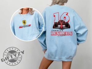 Charles Leclerc Formula One Shirt Ferrari Team F1 Two Sides Sweatshirt Charles Leclerc Tshirt Charles Leclerc F1 Hoodie Charles Leclerc Shirt giftyzy 5