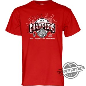 Acc Championship Shirt NC State Wolfpack 2024 ACC Shirt Basketball Conference Tournament Champions Shirt trendingnowe.com 2