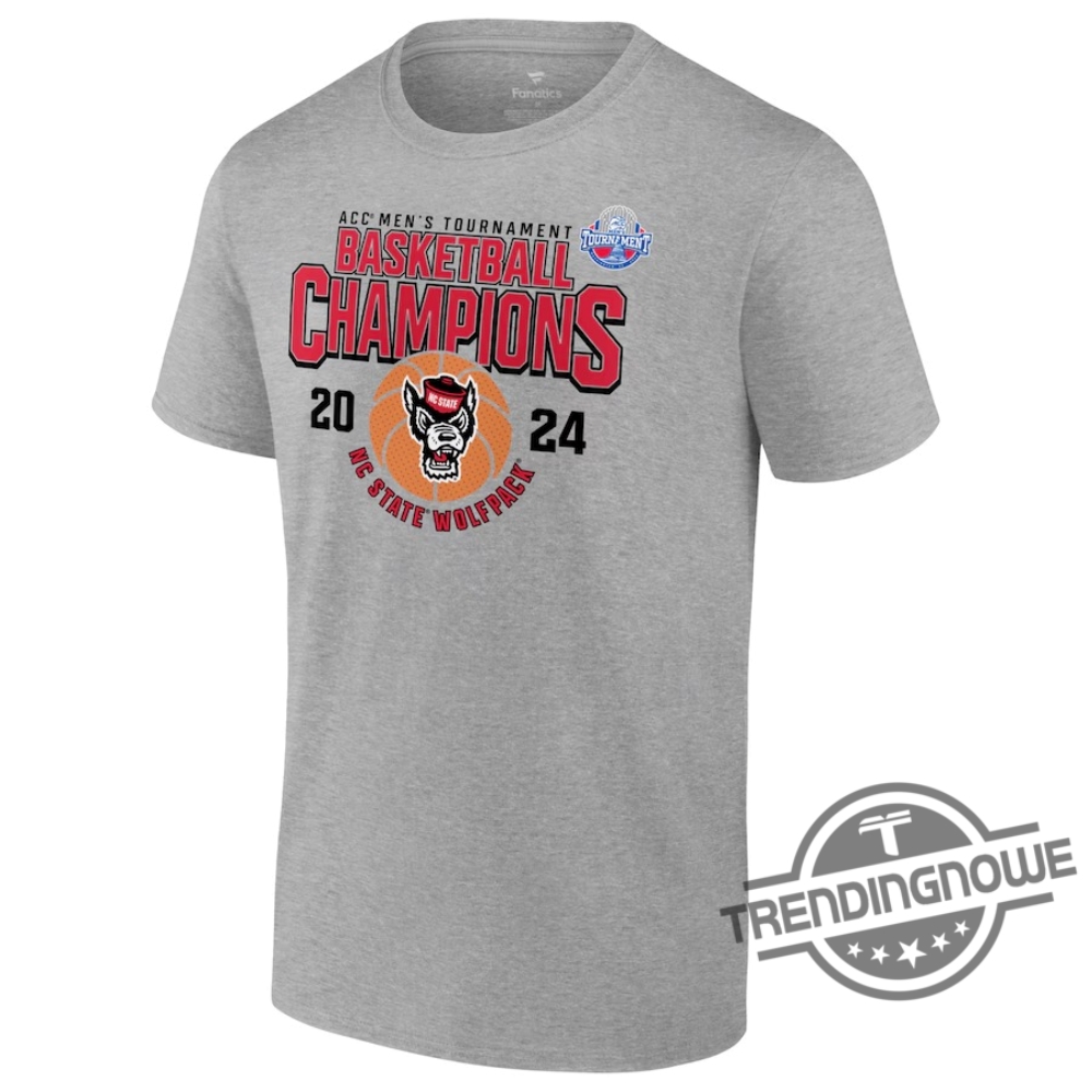 Acc Championship Shirt V2 Nc State Wolfpack Shirt Basketball Conference Tournament Champion T Shirt Gift For Fan