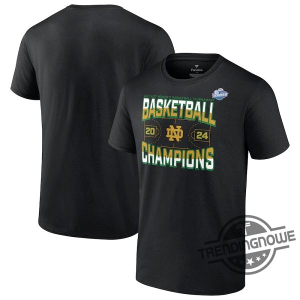 Acc Championship Shirt V4 Notre Dame Fighting Shirt Basketball Conference Tournament Champion T Shirt Gift For Fan trendingnowe 1