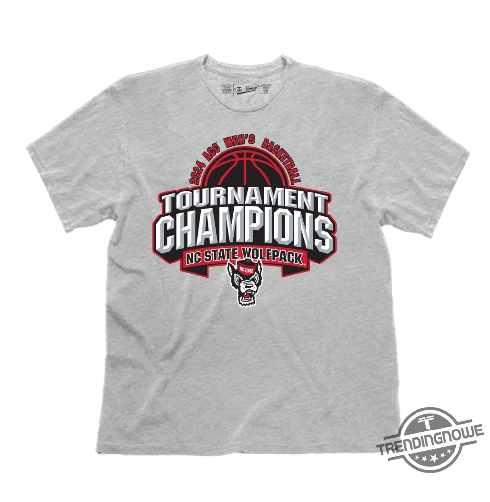 Acc Championship Shirt Nc State Wolfpack Acc Basketball 2024 Champions Shirt