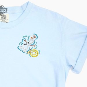 olaf embroidered tshirt frozen embroidered shirt olaf in summer t shirt olaf shirt disney tshirt snowman shirt womens disney shirt embroidery tshirt sweatshirt hoodie gift laughinks 1 1