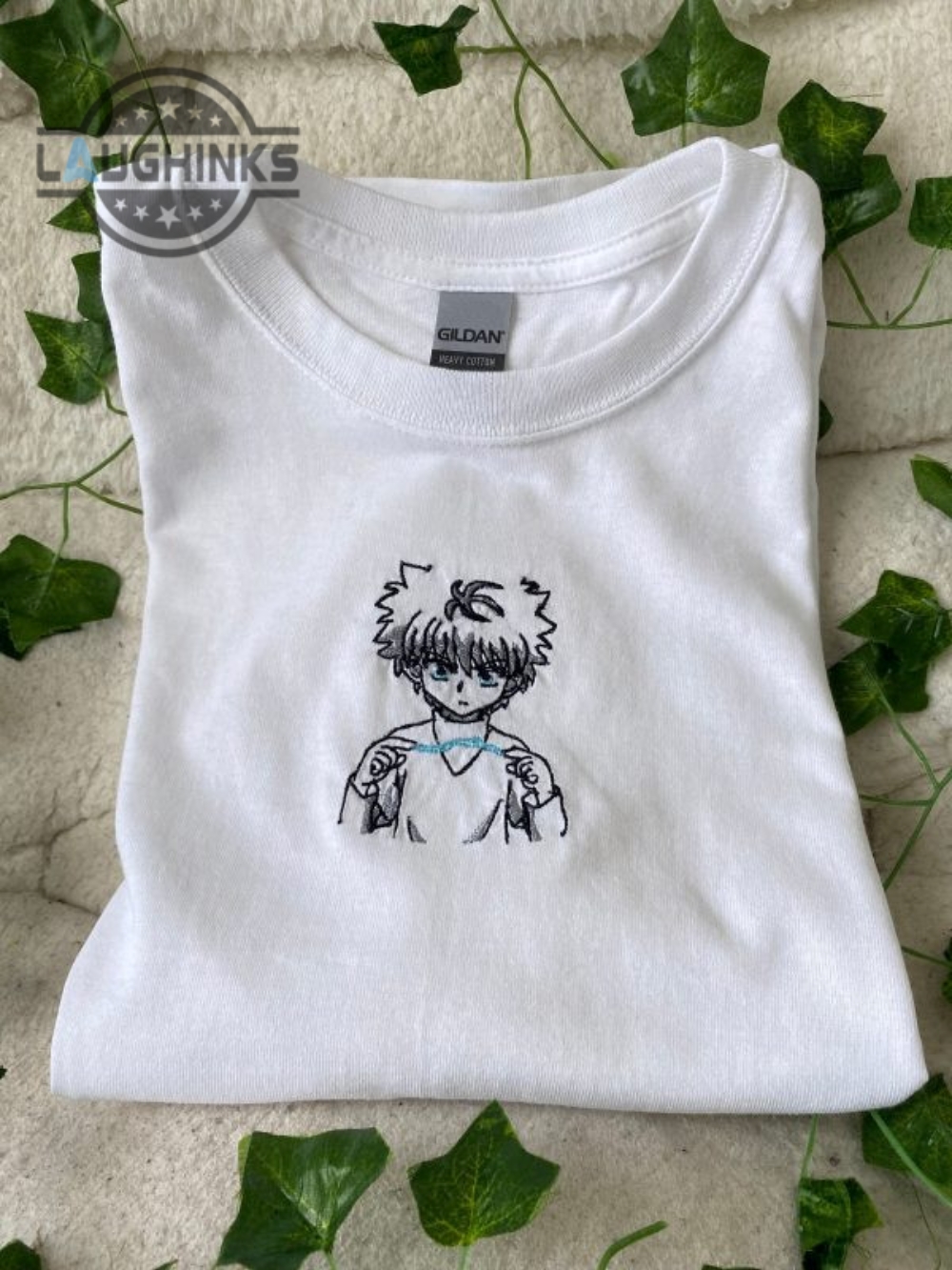 Anime Custom Embroidered Shirt Embroidery Tshirt Sweatshirt Hoodie Gift