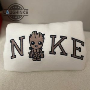 nike x baby groot star war embroidered sweatshirt embroidery tshirt sweatshirt hoodie gift laughinks 1