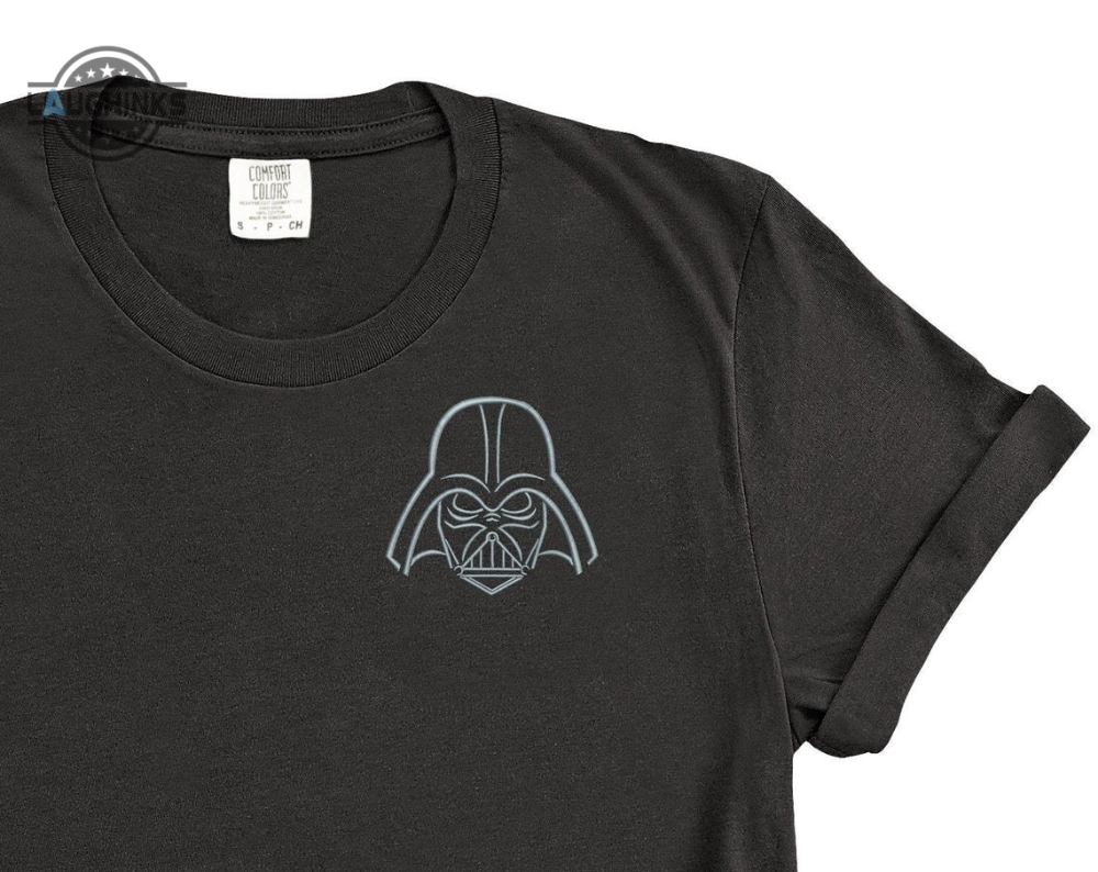 Darth Vader Embroidered Tshirt Star Wars Embroidered Shirt Darth Vader T Shirt Sith Shirt Disney Tshirt Womens Disney Shirt Embroidery Tshirt Sweatshirt Hoodie Gift