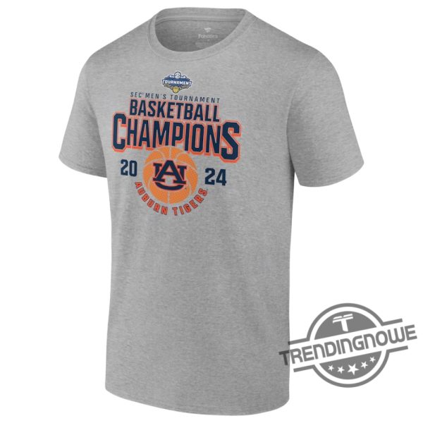 Auburn Sec Championship Shirt Auburn Tigers T Shirt Basketball Conference Tournament Champions Shirt trendingnowe 1