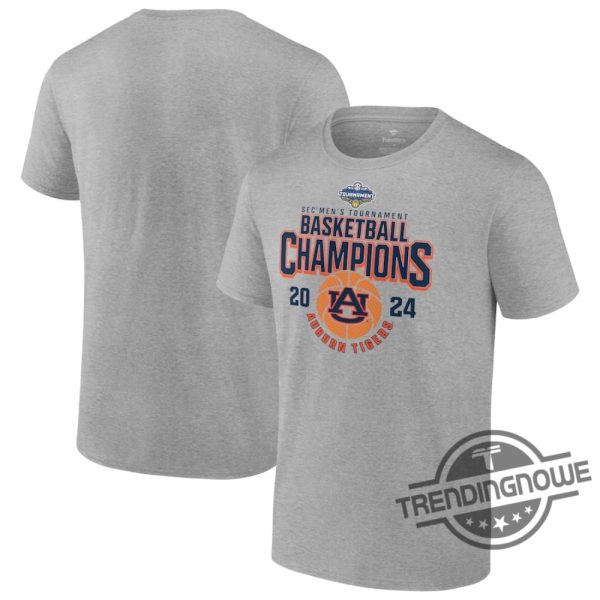 Auburn Sec Championship Shirt Auburn Tigers T Shirt Basketball Conference Tournament Champions Shirt trendingnowe 2
