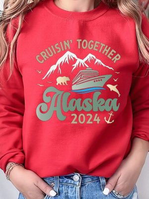 2024 Alaska Cruise Sweatshirt Family Cruise Hoodies Matching Cruise Squad Sweatshirt Cruise Travel Sweatshirt Unique revetee 2