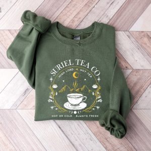 Suriel Tea Co Shirt Book Lover T Shirt Acotar Sweatshirt A Court Of Thorns And Roses Tee Reader Gifts Unique revetee 2