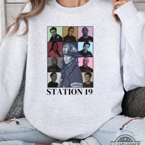 station 19 shirt sweatshirt hoodie mens womens cast station 19 era 2024 shirts disney plus maya carina andy ben travis vic jack eras tour tshirt gift for fans laughinks 2