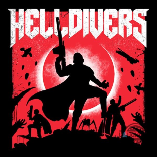 helldivers 2 shirt sweatshirt hoodie mens womens super citizen shirts helldivers 2 skull parody tee hell divers tshirt gift for gamers game lovers laughinks 1