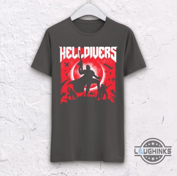 helldivers 2 shirt sweatshirt hoodie mens womens super citizen shirts helldivers 2 skull parody tee hell divers tshirt gift for gamers game lovers laughinks 4