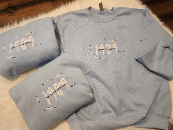 1989 Embroidered Sweatshirt Taylor Version Custom Embroidered Sweater I Love Taylor Swift Shirt Taylor Swift Mens T Shirt Unique revetee 4