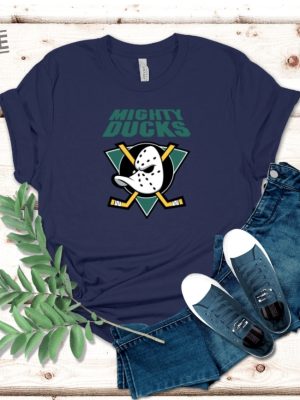 Mighty Ducks Old School Shirt Hockey 2000S Shirt Anaheim Mighty Ducks Tee Mighty Ducks Fan Shirt Unique revetee 3