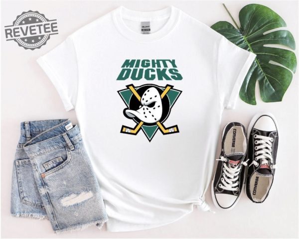 Mighty Ducks Old School Shirt Hockey 2000S Shirt Anaheim Mighty Ducks Tee Mighty Ducks Fan Shirt Unique revetee 5