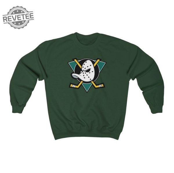 Mighty Ducks Unisex Sweatshirt Anaheim Mighty Ducks Shirt Nhl Unisex Hoodie Mighty Ducks Fan Shirt Unique revetee 1