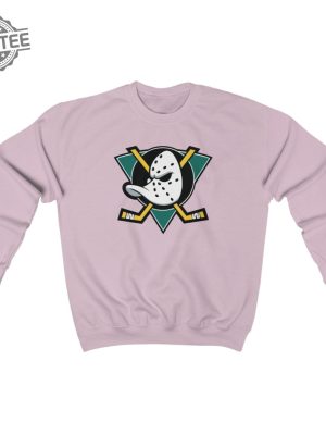 Mighty Ducks Unisex Sweatshirt Anaheim Mighty Ducks Shirt Nhl Unisex Hoodie Mighty Ducks Fan Shirt Unique revetee 2