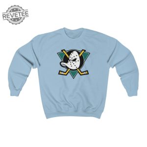 Mighty Ducks Unisex Sweatshirt Anaheim Mighty Ducks Shirt Nhl Unisex Hoodie Mighty Ducks Fan Shirt Unique revetee 3