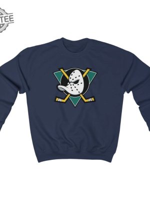 Mighty Ducks Unisex Sweatshirt Anaheim Mighty Ducks Shirt Nhl Unisex Hoodie Mighty Ducks Fan Shirt Unique revetee 4