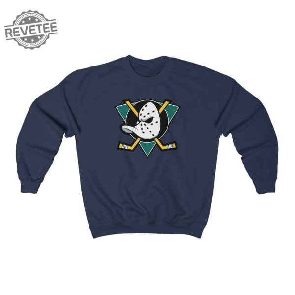 Mighty Ducks Unisex Sweatshirt Anaheim Mighty Ducks Shirt Nhl Unisex Hoodie Mighty Ducks Fan Shirt Unique revetee 4