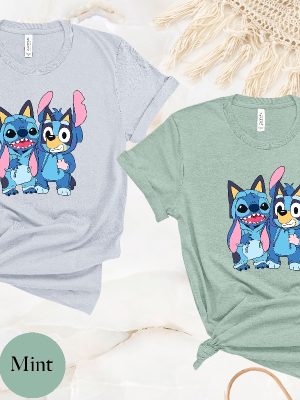 Disney Stich Blue Dog Shirt Disneyworld Stitch Shirt Funny Stitch Shirt Love Stitch Shirt Disney Kids Cartoon Shirt Unique revetee 4