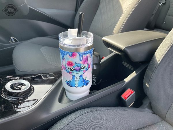 Stitch 40Oz Quencher Tumbler With Optional Personalisation Unique revetee 1
