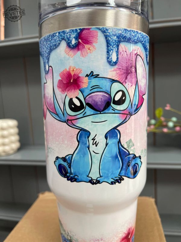 Stitch 40Oz Quencher Tumbler With Optional Personalisation Unique revetee 2