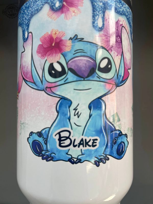 Stitch 40Oz Quencher Tumbler With Optional Personalisation Unique revetee 5