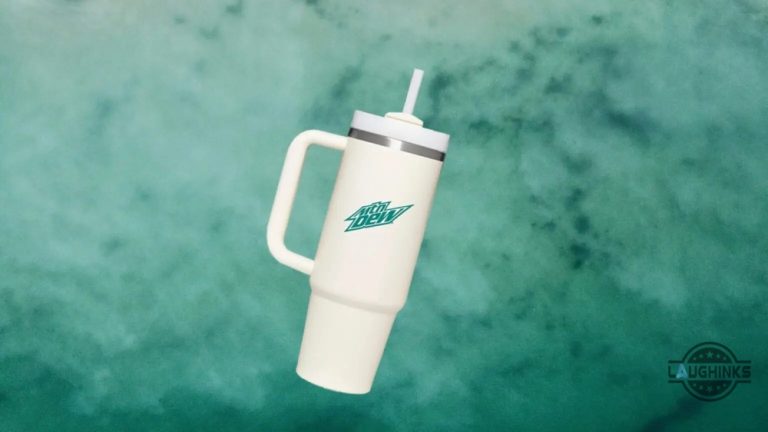 Baja Blast Stanley Cup Dupe 40 Oz Mountain Dew Inspired Stainless Steel ...