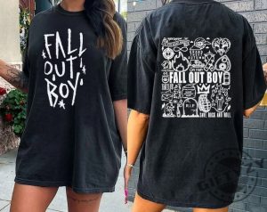 Fall Out Boy Doodle 2024 Shirt Fall Out Boy Band Fan Sweatshirt So Much For Stardust Tour Tshirt Fall Out Boy Band Hoodie Fall Out Boy Concert 2024 Shirt giftyzy 2