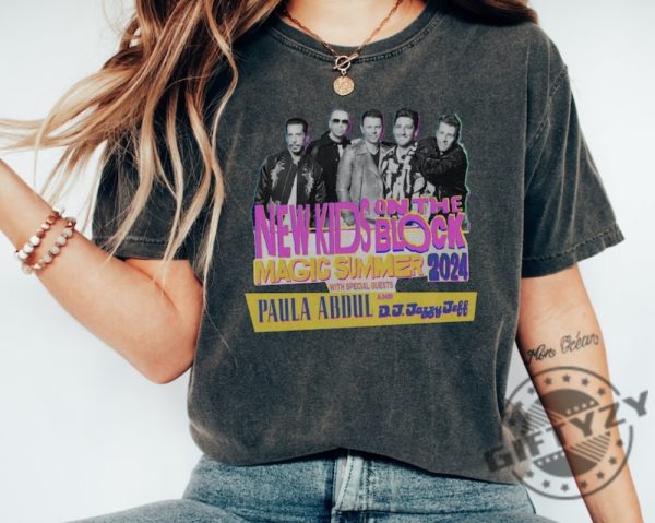 Nkotb Vintage Shirt New Kids On The Block Tshirt Classic Rock Concert Sweatshirt Nkotb 2024 Concert Hoodie New Kids On The Block Shirt giftyzy 1