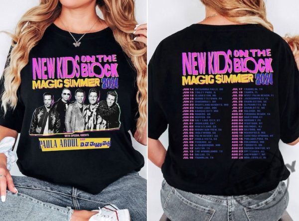 New Kids On The Block The Magic Summer Tour 2024 Shirt New Kids On The Block Fan Sweatshirt New Kids On The Block Tshirt Nkotb Hoodie Nkotb 2024 Tour Shirt giftyzy 1