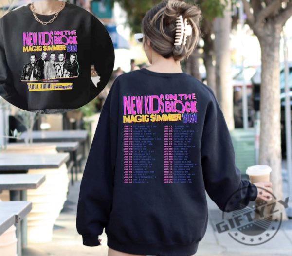 New Kids On The Block The Magic Summer Tour 2024 Shirt New Kids On The Block Fan Sweatshirt New Kids On The Block Tshirt Nkotb Hoodie Nkotb 2024 Tour Shirt giftyzy 2