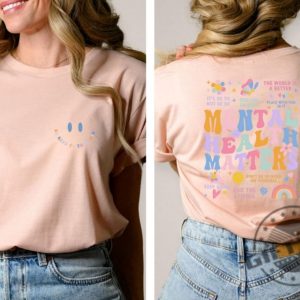 Mental Health Matters Shirt Mental Health Sweatshirt Women Inspirational Tshirt Trendy Hoodie Inspirational Gifts giftyzy 3