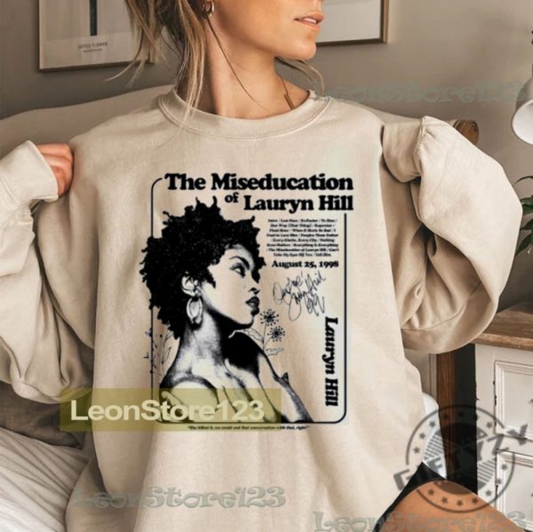 Vintage Lauryn Hill Shirt Retro Rock Rap Hiphop Tshirt Gift For Women And Man Unisex Sweatshirt Rock Rap Hiphop Hoodie Trendy Shirt giftyzy 2