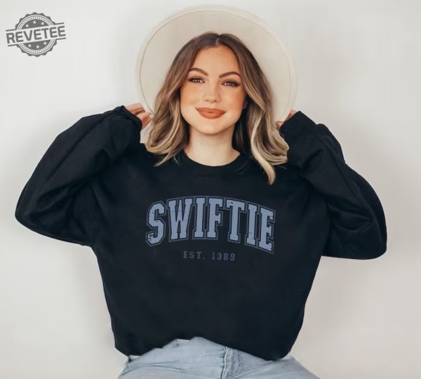 Vintage Style Swiftie Sweatshirt Taylor Swift Est 1989 Fan Gift Christmas Gift For Women Unique In My Swiftie Era Taylor Swift Merch revetee 2